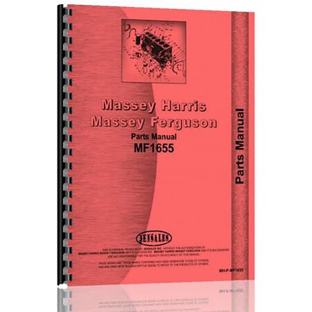 Fits Massey Ferguson 1655 Tractor Parts Manual